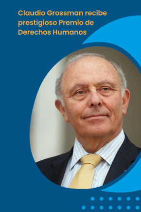 Presidente de la Asamblea General del IIDH recibe prestigioso Premio de Derechos Humanos