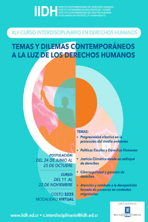 XLII Curso Interdisciplinario en Derechos Humanos “Temas y Dilemas Contemporáneos a la Luz de los Derechos Humanos”