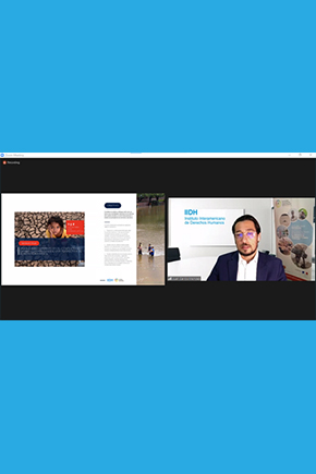 Seminario virtual “'Movilidades humanas en el contexto del cambio climático desde una perspectiva de derechos humanos”