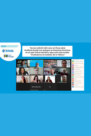 Clausura del curso virtual “Auditoría Ciudadana con Enfoque de Derechos Humanos”