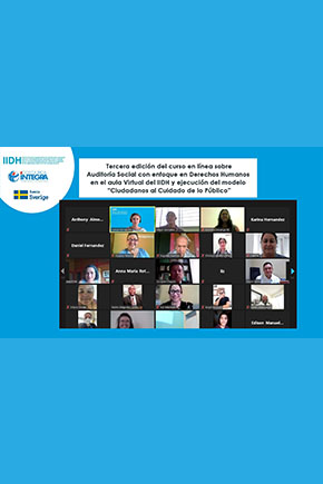 Diálogos y talleres del curso Auditoría Social