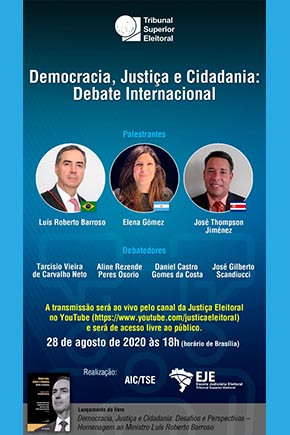 Director ejecutivo del IIDH participó en debate sobre democracia, justicia y ciudadanía
