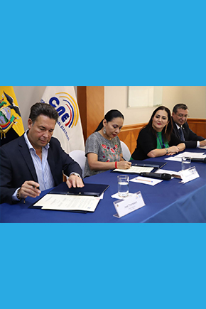 El IIDH/CAPEL firmó un convenio de cooperación con el CNE