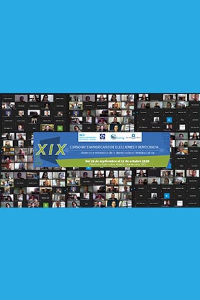 Inauguración del XIX Curso Interamericano Elecciones y Democracia