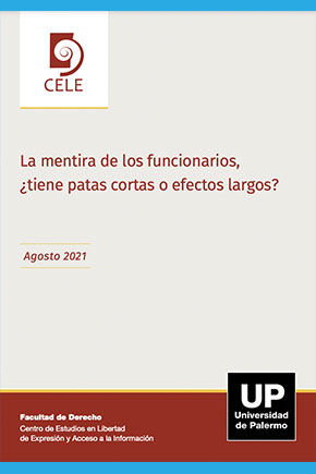 NUEVA PUBLICACIÓN: La mentira de los funcionarios, ¿tiene patas cortas o efectos largos?