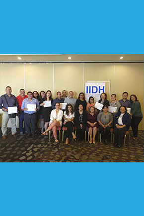 Semana presencial del curso para personal policial salvadoreño