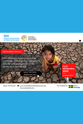 Seminario virtual: Movilidades humanas en el contexto del cambio climático