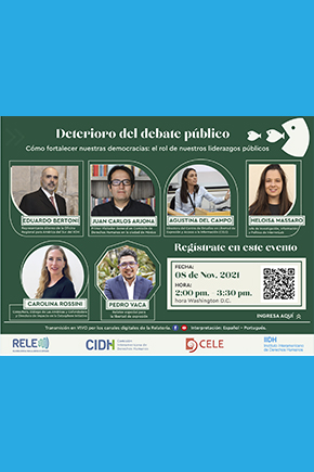Panel “Cómo fortalecer nuestras democracias: el rol de nuestros liderazgos públicos”