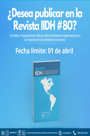 Presentación de artículos para la Revista IIDH número 80