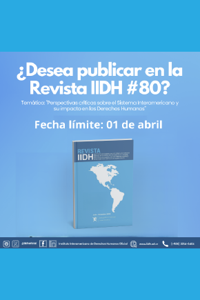 Presentación de artículos para la Revista IIDH número 80