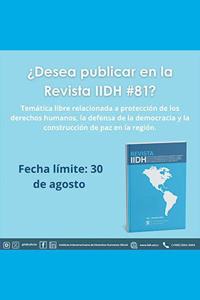 Presentación de artículos para la Revista IIDH número 81